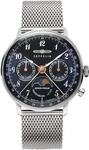 Zeppelin lz129 Hindenburg moonphase Damen Uhr analog Quarzwerk mit Edelstahl...