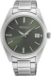 Seiko Herren-Uhr Quarz Edelstahl mit Edelstahlband SUR527P1