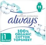 Always Cotton Protection Ultra Normal Damenbinden mit Fl&uuml;geln x11, Oberfl&auml;che...