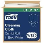 Tork Reinigungst&uuml;cher Wei&szlig; W1/2/3, Wiederverwendbar, 1 &times; 400 T&uuml;cher, 510137