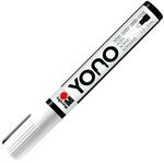Marabu 12400103070 - YONO Marker, Wei&szlig; 070, vielseitiger Acrylstift mit...