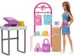 Barbie Mode-Boutique Spielset - Foliendesigns Puppe, &uuml;ber 150 originelle Looks,