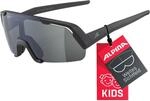 ALPINA ROCKET YOUTH Kindersportbrille, black matt, One Size