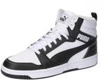 PUMA Unisex Rebound V6 Turnschuhe, Puma White Puma Black Shadow Gray Puma White, 38.5