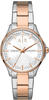 Armani Exchange Uhr für Damen , Dreizeigerwerk, 36mm 2T Silber/Rose