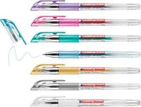 edding 2185 Gelroller - wei&szlig;, gold, silber, blau, gr&uuml;n, pink, violett - 7er...