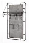 HAKU Wandgarderobe anthrazit, Metall - Ma&szlig;e: B 60 x H 120 x T 35 cm, Style:
