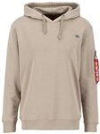 Alpha Industries X-Fit Hoody Kapuzensweat f&uuml;r Herren Vintage Sand