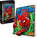 LEGO 31209 Art The Amazing Spider-Man Poster, 3D Wandbild-Set, baubares...