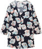 TOM TAILOR Damen 1038802 Bluse mit Muster, 32413-tie dye Flower Design, 50