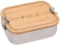 L&Auml;SSIG Kinder Brotdose Edelstahl Lunchbox mit Bambusdeckel Garden Explorer |...