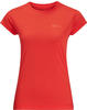 Jack Wolfskin Damen Prelight T-Shirt, Tango Orange, X-Large
