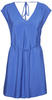 VERO MODA Damen Vmiris S/L V-neck Short Dress Wvn Noos, Dazzling Blue, XL