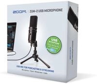 Zoom ZUM-2 USB-Kondensatormikrofon mit Kopfh&ouml;rerausgang | F&uuml;r Podcast, Live