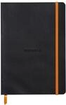 Rhodia 117402C Notizheft Softcover A5 80 Blatt liniert 90g Schwarz