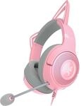 Razer Kraken Kitty V2 - Kabelgebundenes RGB-Headset mit Katzenohren (Reaktive