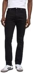 Lee Herren Rider Jeans, Clean Black, 34W / 29L EU