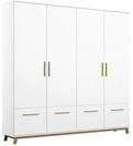 Rauch M&ouml;bel Carlsson, Kleiderschrank, Farbe Wei&szlig;, Breite 181 cm