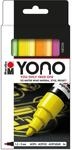 Marabu 1240000004000 - YONO Marker Set Neon mit 4 Farben, vielseitige...
