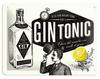 Nostalgic-Art Retro Blechschild, 15 x 20 cm, Gin Tonic – Geschenk-Idee als
