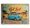 Nostalgic-Art Retro Blechschild, 30 x 40 cm, VW Bulli – Let's Get Lost –