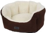 Nobby 61742 Komfortbett oval KAMBA braun; L x B x H: 65 x 57 x 22 cm