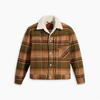 Levi's Men's Type I Sherpa Trucker Jacket, BAROLD Plaid Winter, S