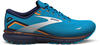 BROOKS Herren Ghost 15 GTX Sneaker, Blue/Peacoat/Orange, 42.5 EU