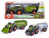 Dickie Toys – Fendt Micro Farmer (9 cm) – Traktor-Set mit Anhänger,...