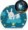 Reer MyBabyLight Hase Nachtlicht mit Hasenmotiv Einschlaflicht für Baby und...