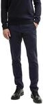 Tom Tailor Herren Slim Fit Stretch Chino Hose mit G&uuml;rtel 1037653
