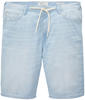 TOM TAILOR Denim Herren 1036270 Loose Fit Jeans Bermuda Shorts, 10117-Used...