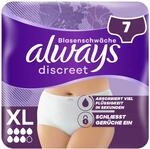 Always Discreet Inkontinenz-H&ouml;schen Plus F&uuml;r Frauen, XL, 7 H&ouml;schen,...