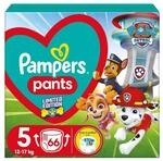 Pampers Pants Windel Gr&ouml;&Atilde;&Yuml;e 5 (12-17 kg), Hund Patrol Edition, 66 St&uuml;ck, mit