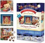Eurographics Puzzle Adventkalender - Frohe Weihnachten. 1200 Teile