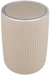WENKO Schwingdeckeleimer Mod. Agropoli L Beige, 5,5 Liter,...