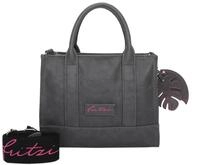 Fritzi Eco Square Crossbody Bag Anthra Textil Synthetik Damen Umh&auml;ngetasche Hand