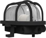 StarLicht LED Decken- Wandleuchte E27 schwarz Schildkr&ouml;te Ovalleuchte...