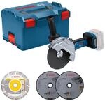 Bosch Professional 18V System BITURBO Akku Winkelschleifer GWS 18V-180 P (inkl. 1x