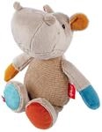 sigikid 43229 Kuscheltier Nilpferd Patchwork Sweety, Yellow f&uuml;r M&auml;dchen und Jungen