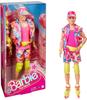 Barbie The Movie Ken - Sammelpuppe im Neon-Outfit, Skating-Look, Retro-Muster,