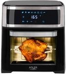 Adler AD 6309 Mini Oven 13 L, 2500 W, Hei&szlig;luftfritteuse mit LCD-Anzeige,