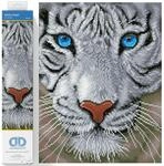 DIAMOND DOTZ DD8.016 - Original 5D Diamond Painting Set Wei&szlig;er Tiger Magie,
