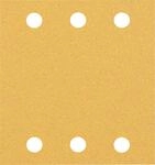 Bosch 10x EXPERT C470 Schleifblatt mit 6 L&ouml;chern (f&uuml;r Farbe auf Holz,...