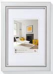 walther design Bilderrahmen silber 10 x 15 cm mit silberne Innenkante Metro