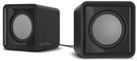 Speedlink TWOXO Stereo PC Lautsprecher klein, 3,5mm Klinke, 10W, schwarz