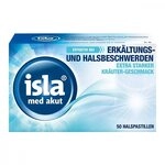 isla med akut Halspastillen extra starker Kr&auml;uter-Geschmack, 50 St. Pastillen