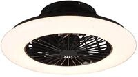 Reality Leuchten LED Deckenleuchten-Ventilator Stralsund R62522132, Kunststoff