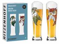 RITZENHOFF 6201002 Weizenbierglas 646 ml 2er Set – Serie Brauchzeit F23 –...