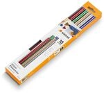 Steinel Glitzer Klebesticks &Oslash; 11 mm, 10 Sticks, 200 g, 200 mm L&auml;nge, bunter